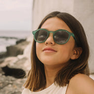 Olivio & Co Oval Sunglasses Kids/Junior Classic Olivio Olive Green