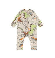 Up Baby Soft Jersey Cotton Boys Jumpsuit Dino