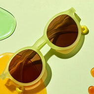 Olivio & Co Oval Sunglasses Junior+ Citrus Garden Lime Green