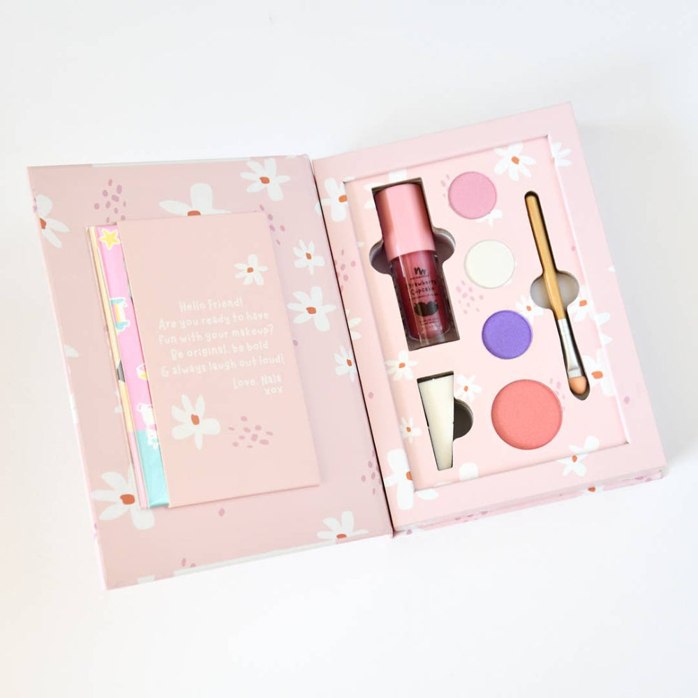 No Nasties Kids Nala Kids Natural Pressed Powder Pink Makeup Palette Kit