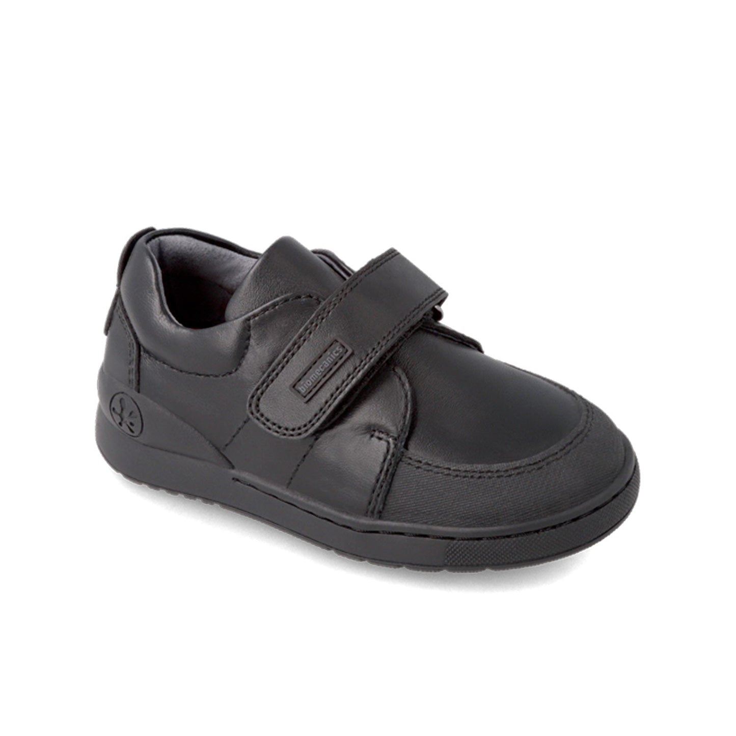 Biomecanics black napa velcro school shoes