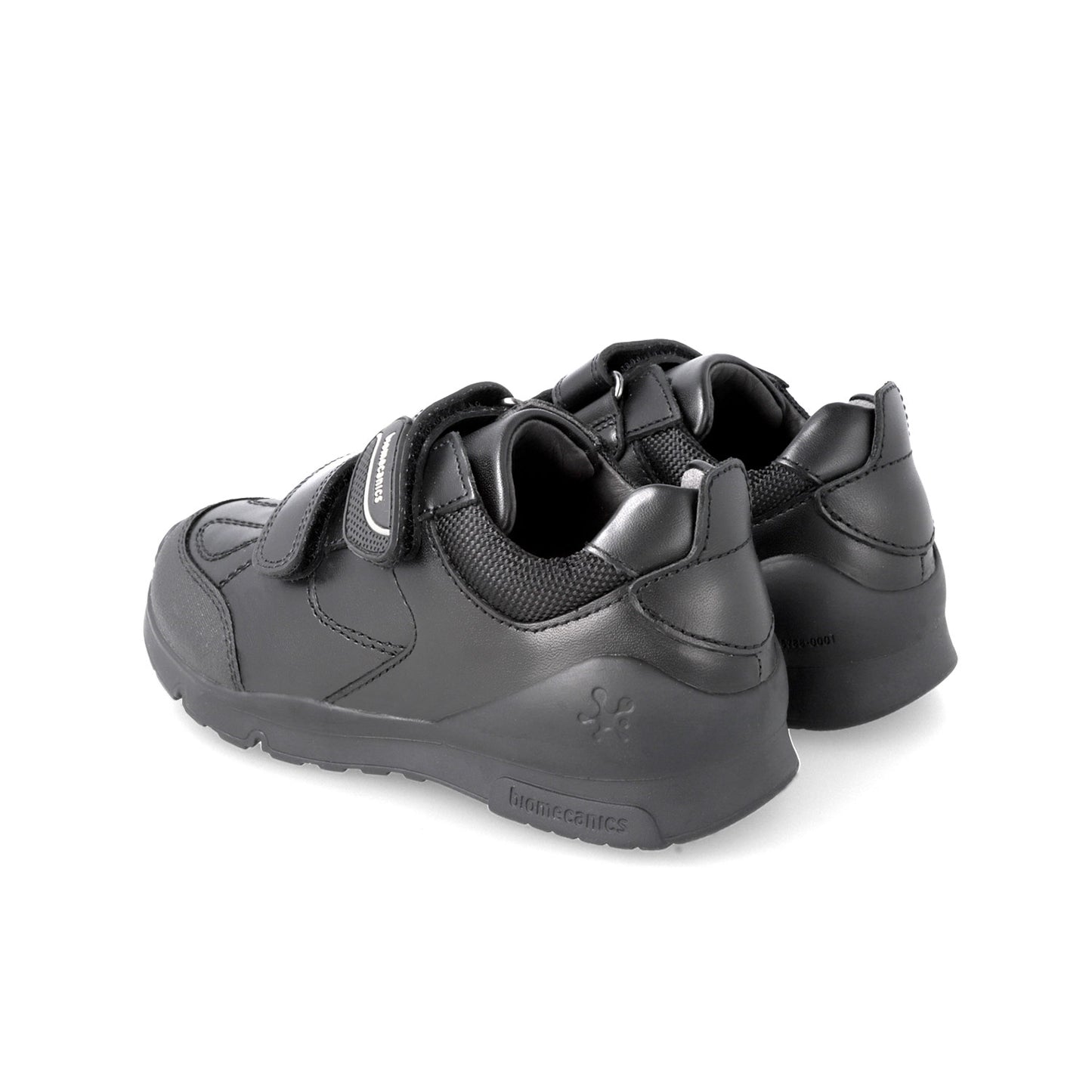 Biomecanics black napa velcro sneakers pair