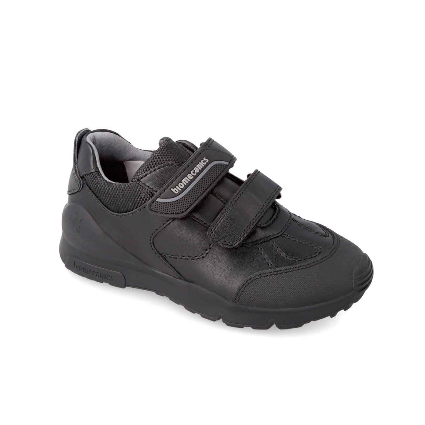 Biomecanics black napa velcro sneaker