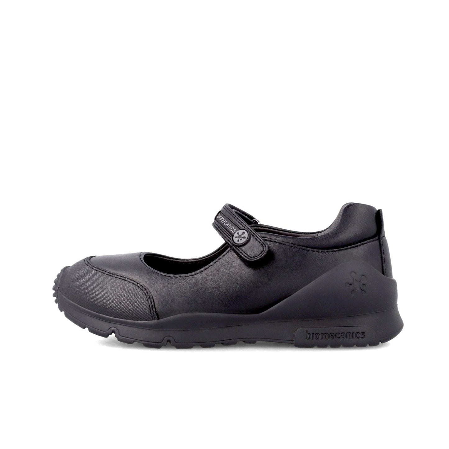 Biomecanics black napa girl school shoes