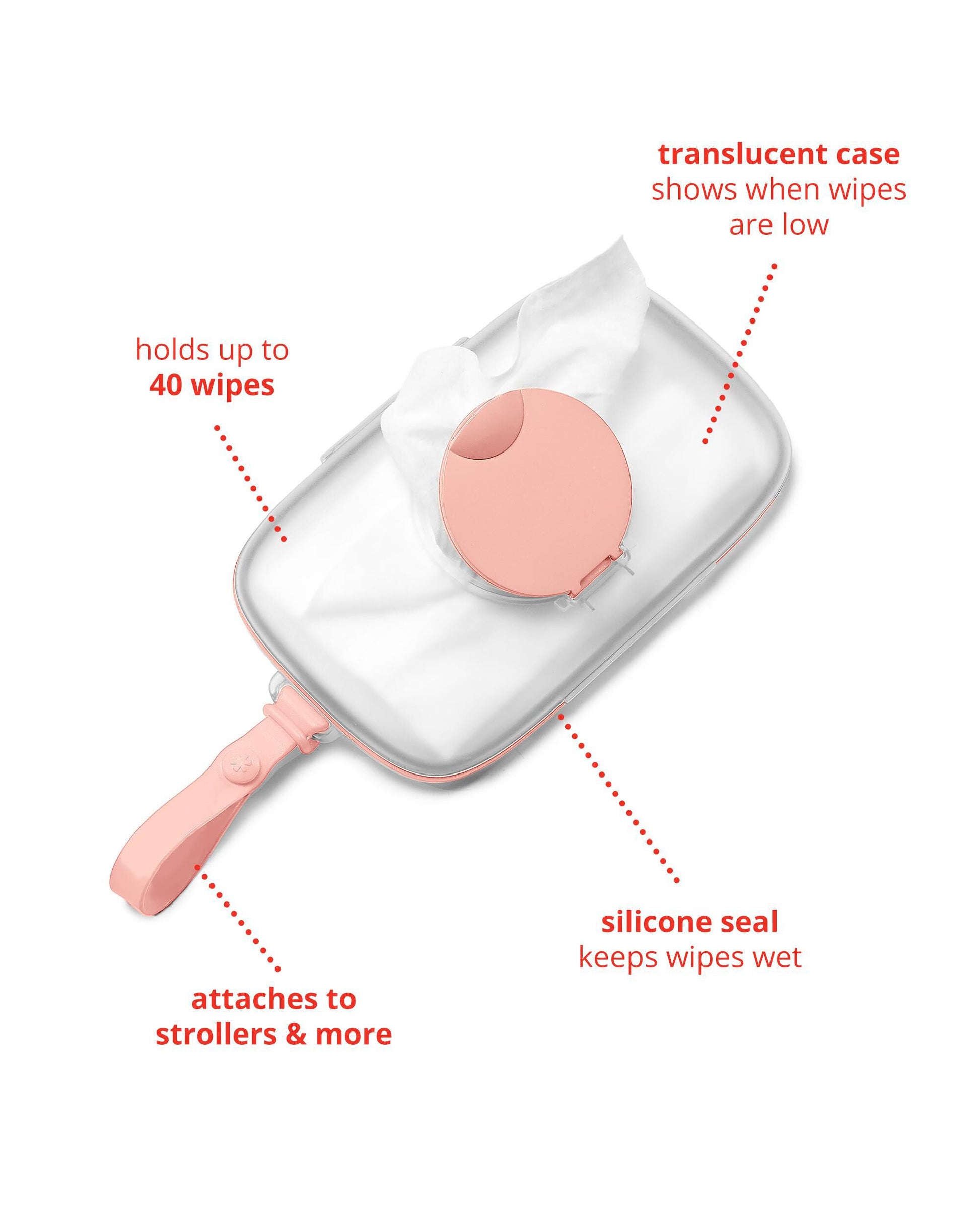 SKIP HOP GRAB & GO SNUG SEAL WIPES CASE