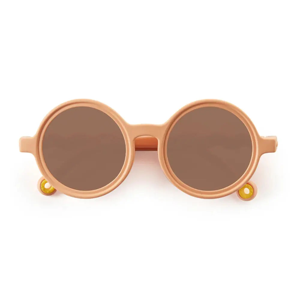 OLIVIO & CO ROUND SUNGLASSES KIDS CITRUS GARDEN GRAPEFRUIT PINK OLIVIO & CO