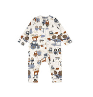 Up Baby Soft Jersey Cotton Jumpsuit Construction