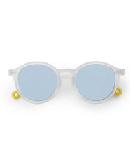 Olivio & Co Oval Sunglasses Junior+ Classic Olivio Jellyfish White