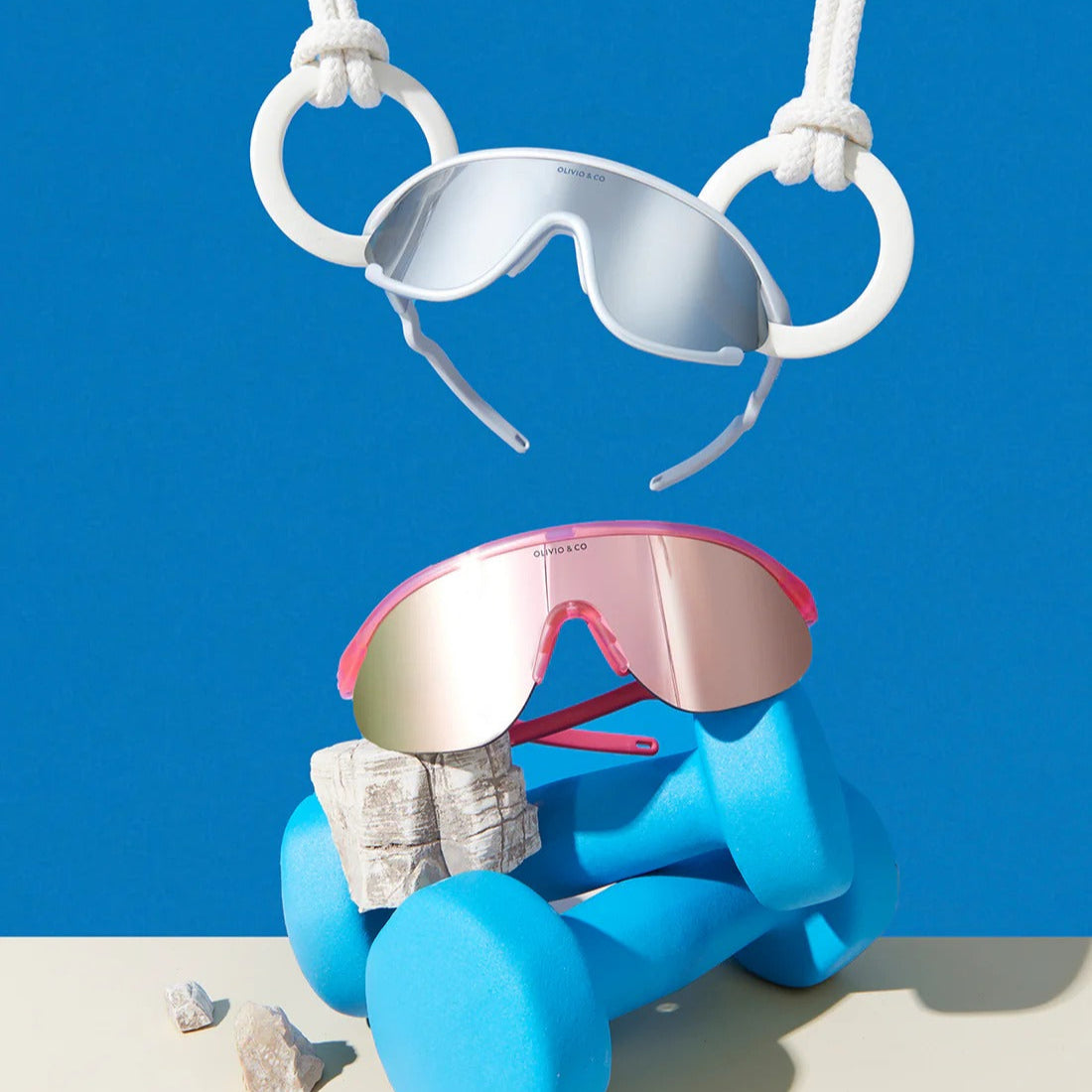 OLIVIO & CO SPORT SUNGLASSES JUNIOR+ FULL-RIM SPACE SIVLER - baby enRoute