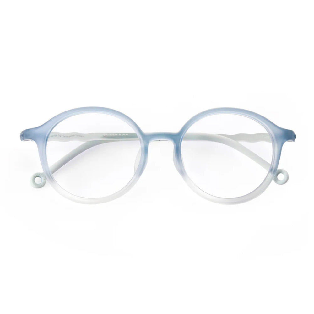 OLIVIO & CO OVAL SCREEN GLASSES JUNIOR+ TRANQUIL BLUE - baby enRoute