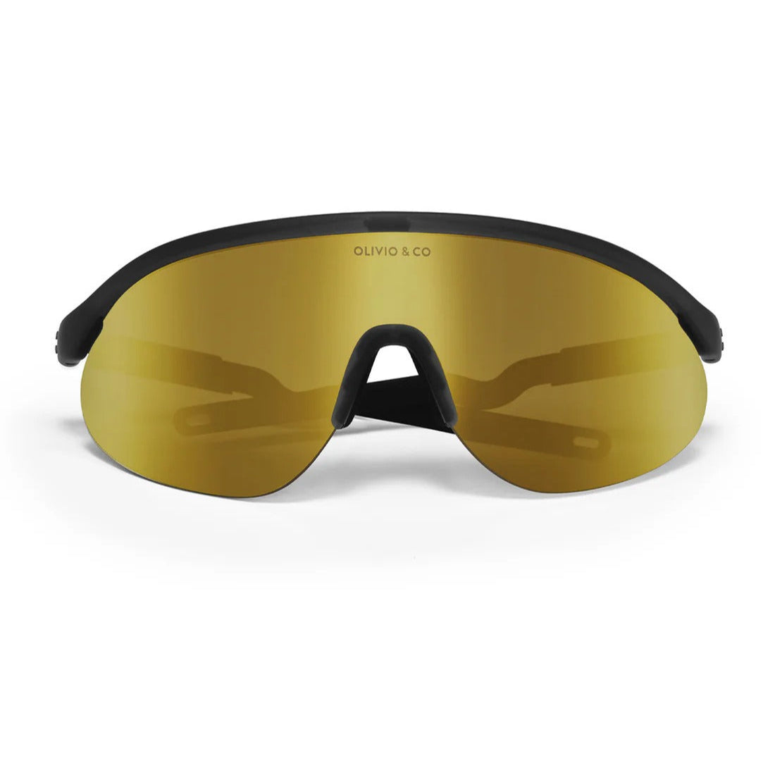 Olivio & Co sport sunglasses lava grey half-rim