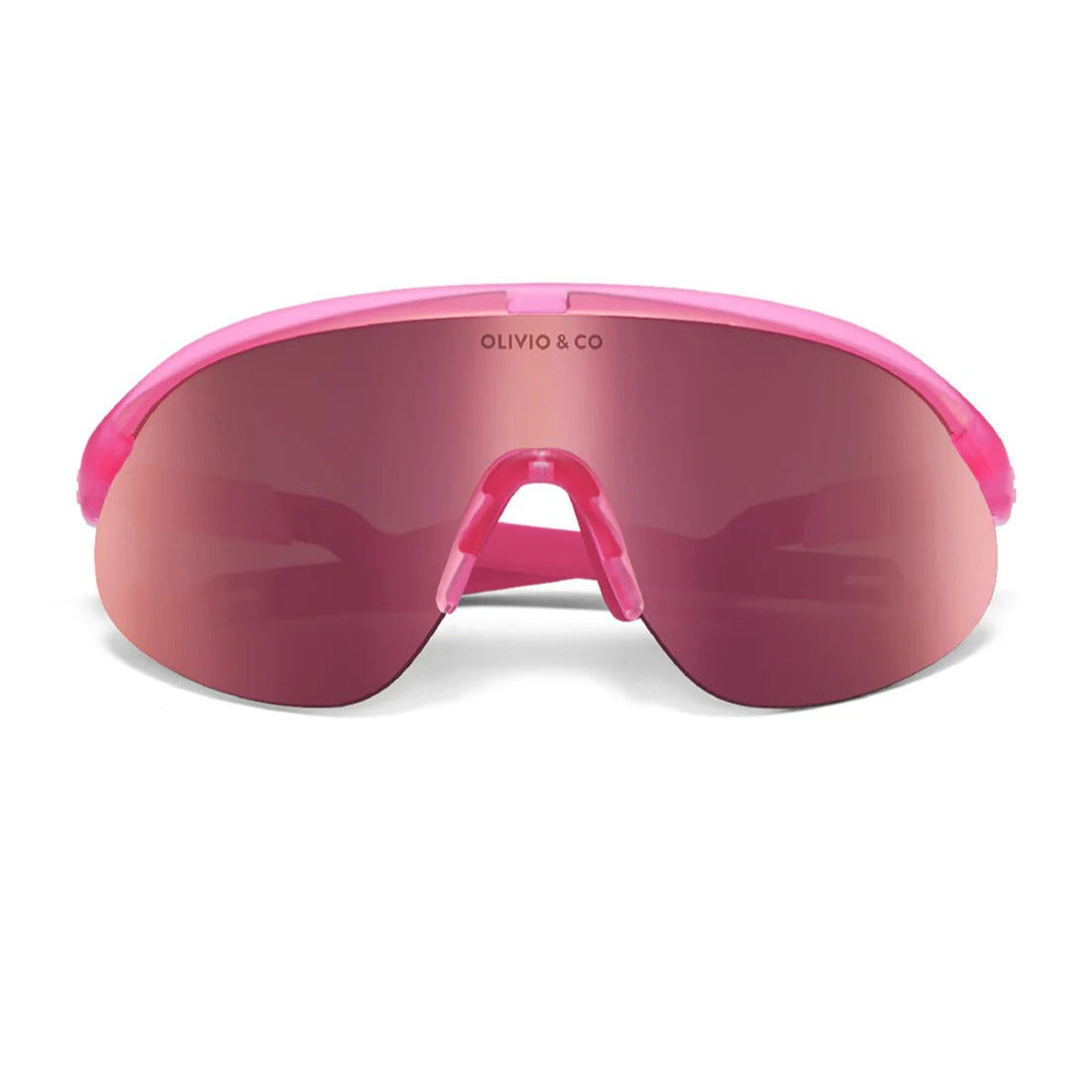 OLIVIO & CO SPORT SUNGLASSES JUNIOR+ HALF-RIM FLAMINGO PINK - baby enRoute