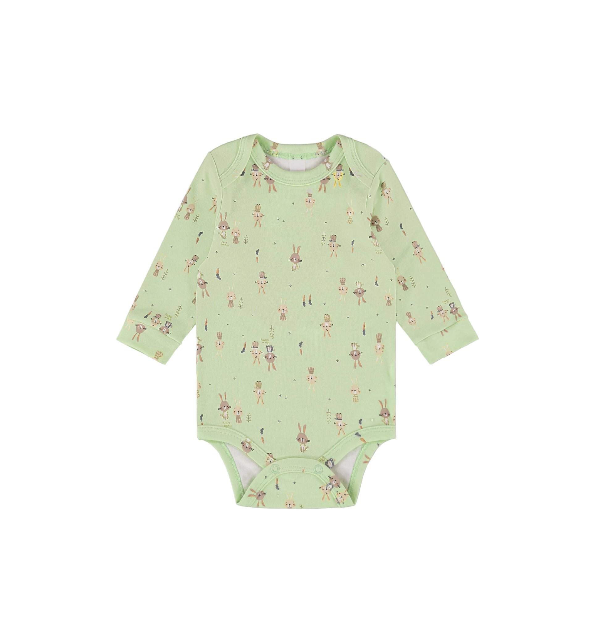 Up Baby Soft Jersey Cotton Boys Bodysuit Rabbit