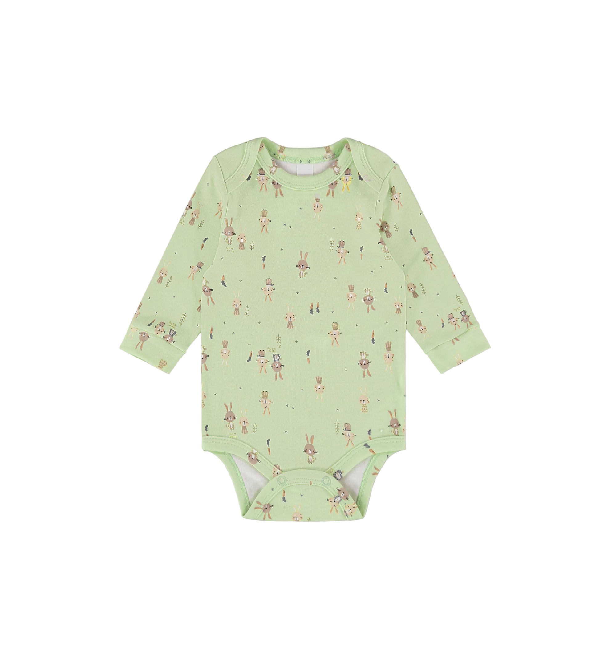 Up Baby Soft Jersey Cotton Boys Bodysuit Rabbit