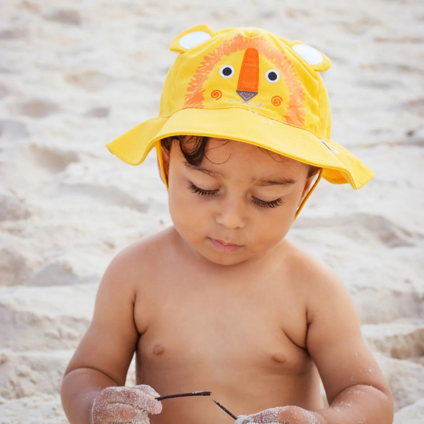 ZOOCCHINI BABY/TODDLER SUN HAT LEO THE LION 