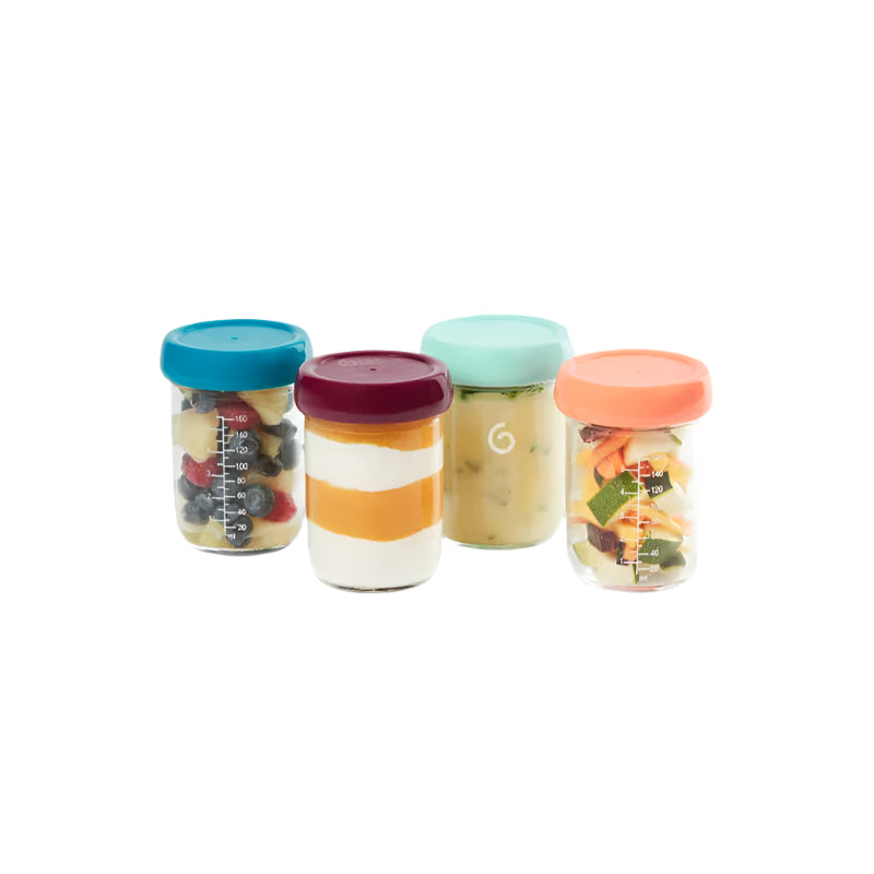 BABYMOOV BABYBOLS FOOD STORAGE CONTAINER SETS 4 PACK 8OZ