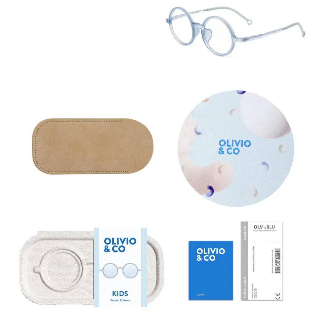 Olivio & Co Round Screen Glasses Kids/Junior Seaweed Green