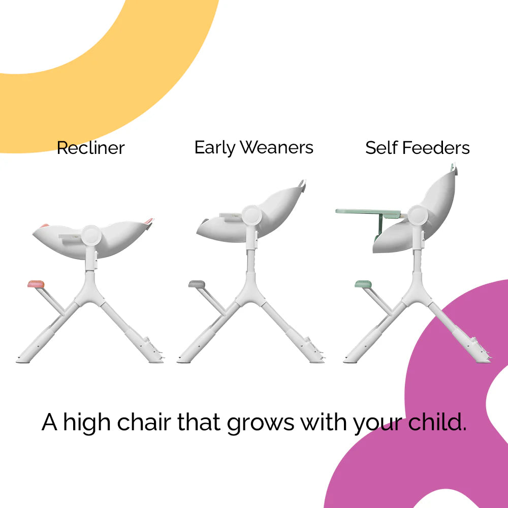 ORIBEL COCOON Z HIGH CHAIR LOUNGER - baby enRoute