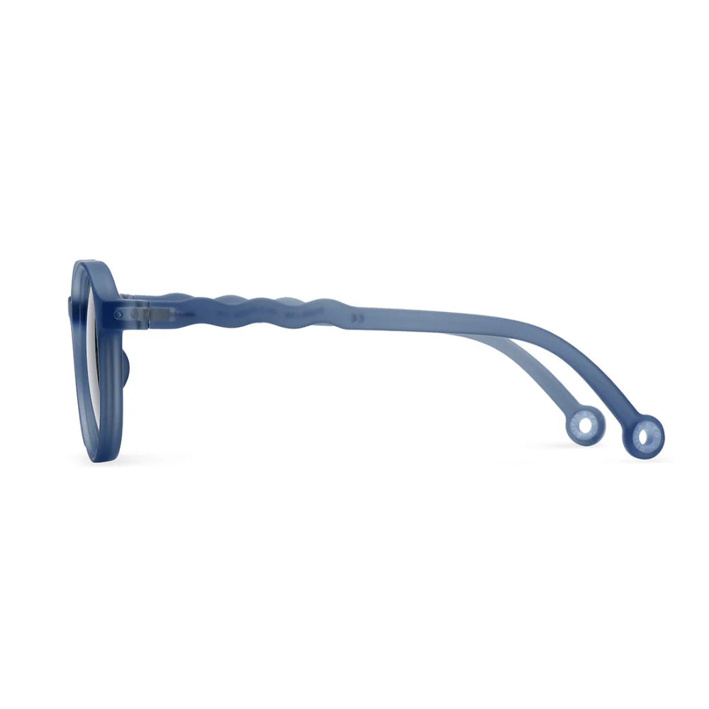 OLIVIO & CO OVAL SUNGLASSES JUNIOR+ SEASIDE STRIPES Navy Blue - baby enRoute