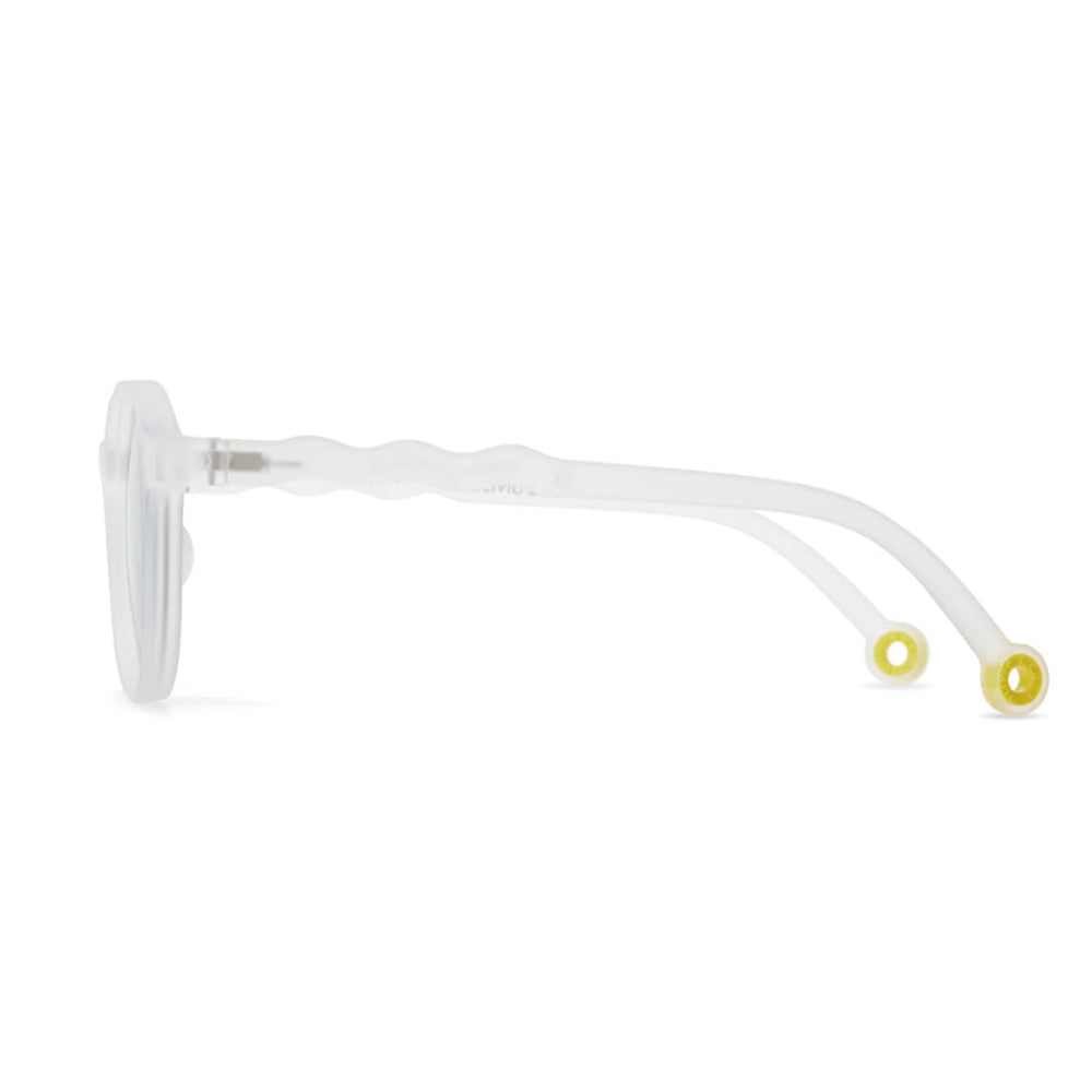 Olivio & Co Oval Sunglasses Junior+ Classic Olivio Jellyfish White