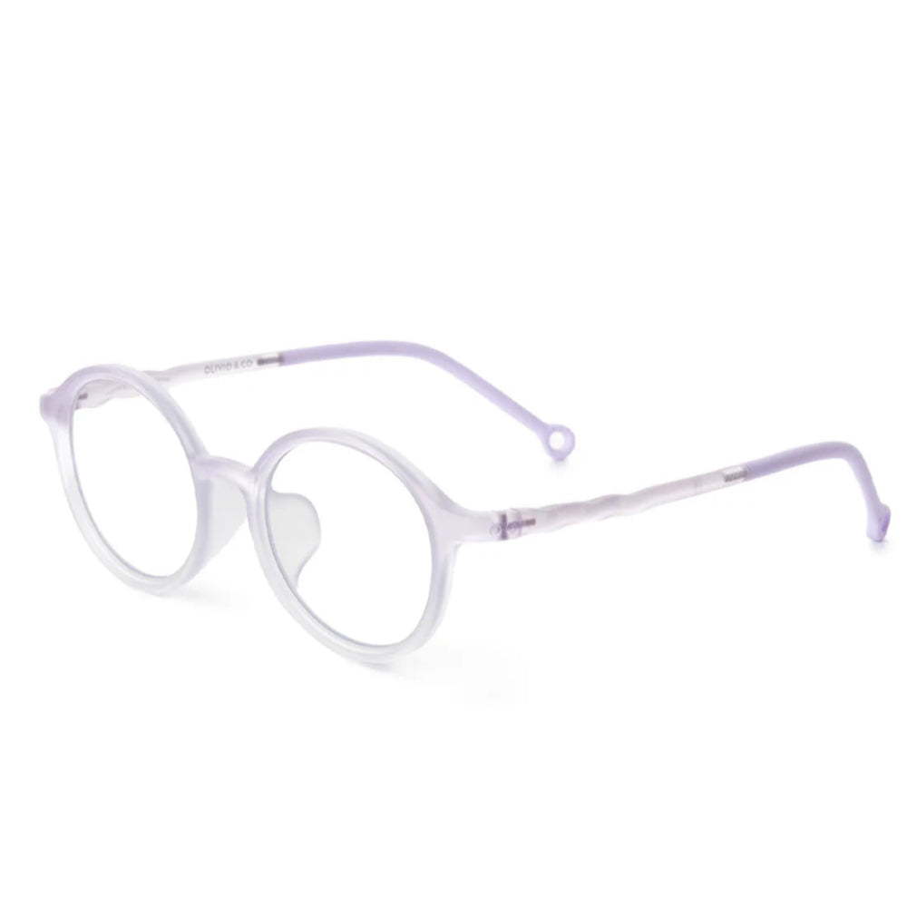 OLIVIO & CO OVAL SCREEN GLASSES JUNIOR+ TRANQUIL LAVENDER 