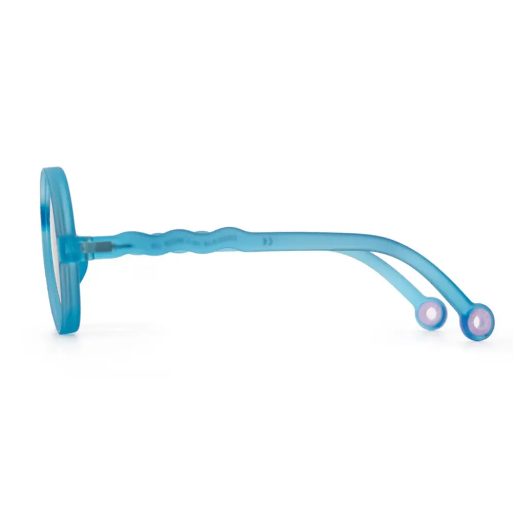 Olivio & Co Round Sunglasses Kids Coral Reef Reef Blue