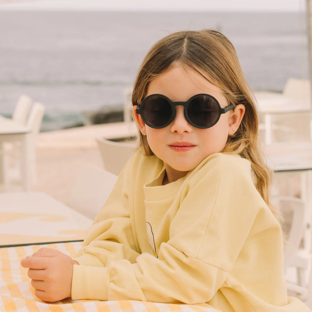 OLIVIO & CO ROUND SUNGLASSES KIDS/JUNIOR CLASSIC OLIVIO SQUID BLACK 