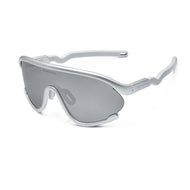 Olivio & Co Sport Sunglasses Teen & Adult Full-Rim Space Silver