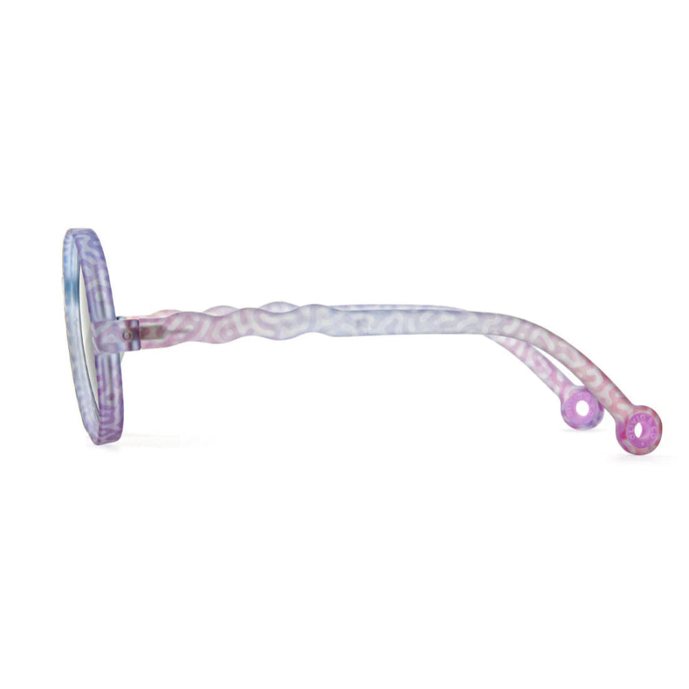 OLIVIO & CO ROUND SUNGLASSES KIDS/JUNIOR CORAL REEF REEF CORAL FANTASY 