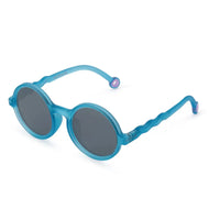 Olivio & Co Round Sunglasses Kids Coral Reef Reef Blue