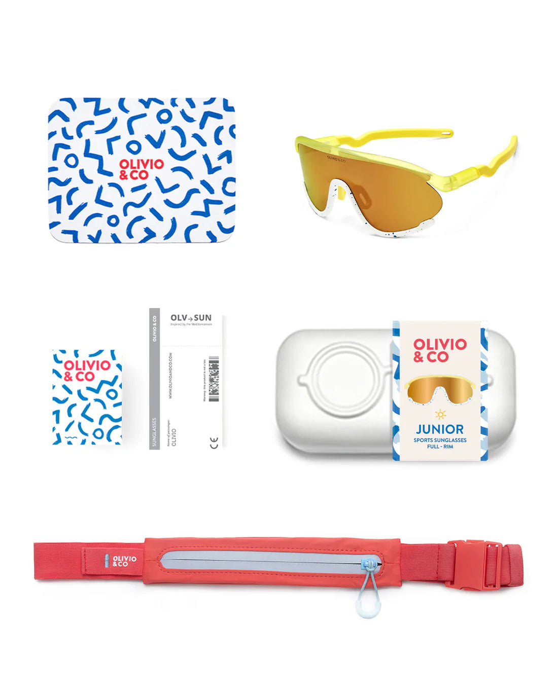 OLIVIO & CO SPORT SUNGLASSES JUNIOR FULL-RIM DAISY SODA - baby enRoute