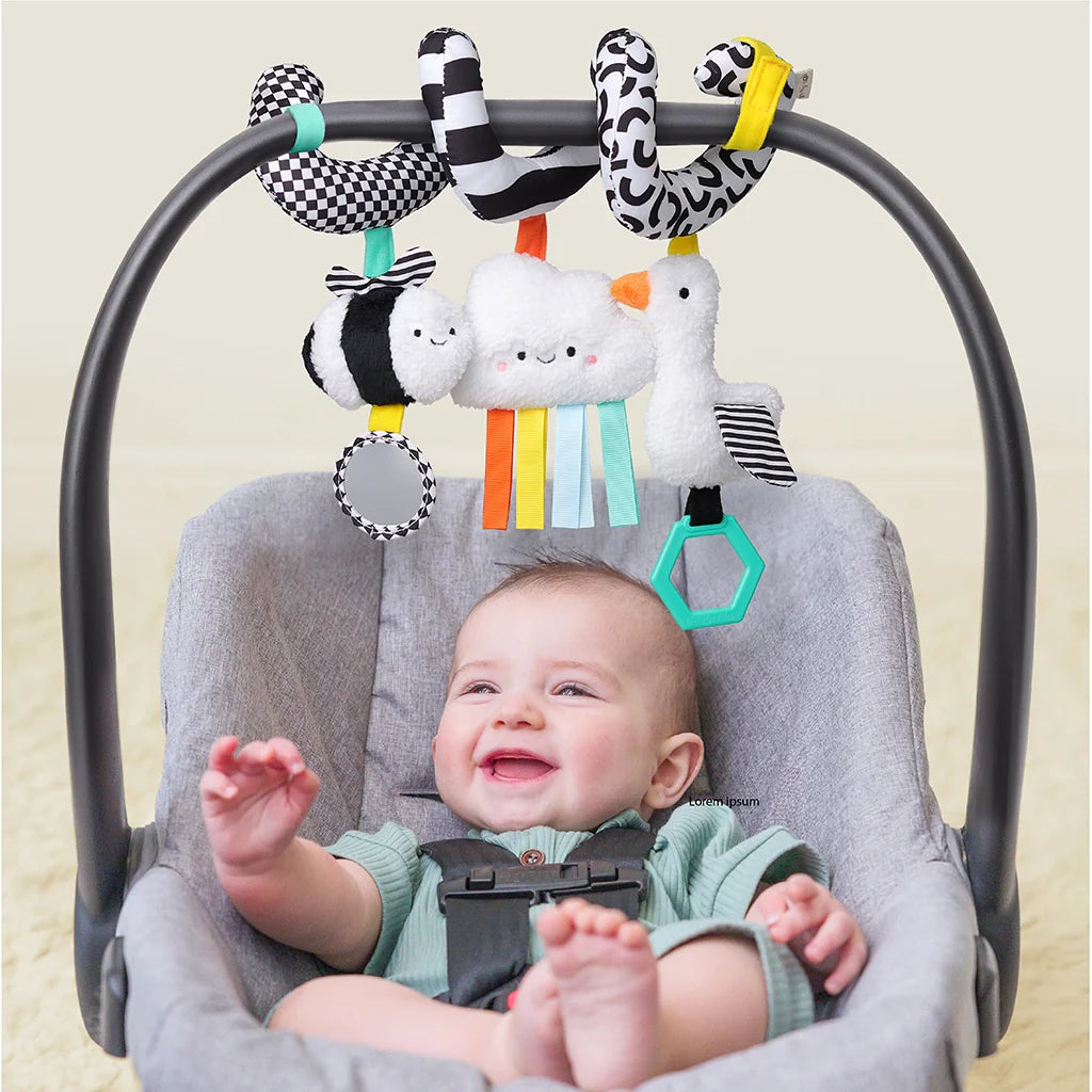 ITZY RITZY ITZY BITZY SPIRAL CAR SEAT ACTIVITY TOY