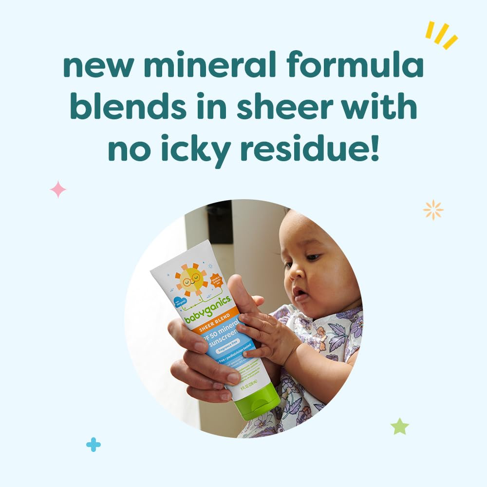 BABYGANICS MINERAL SUNSCREEN LOTION SPF50 89ML