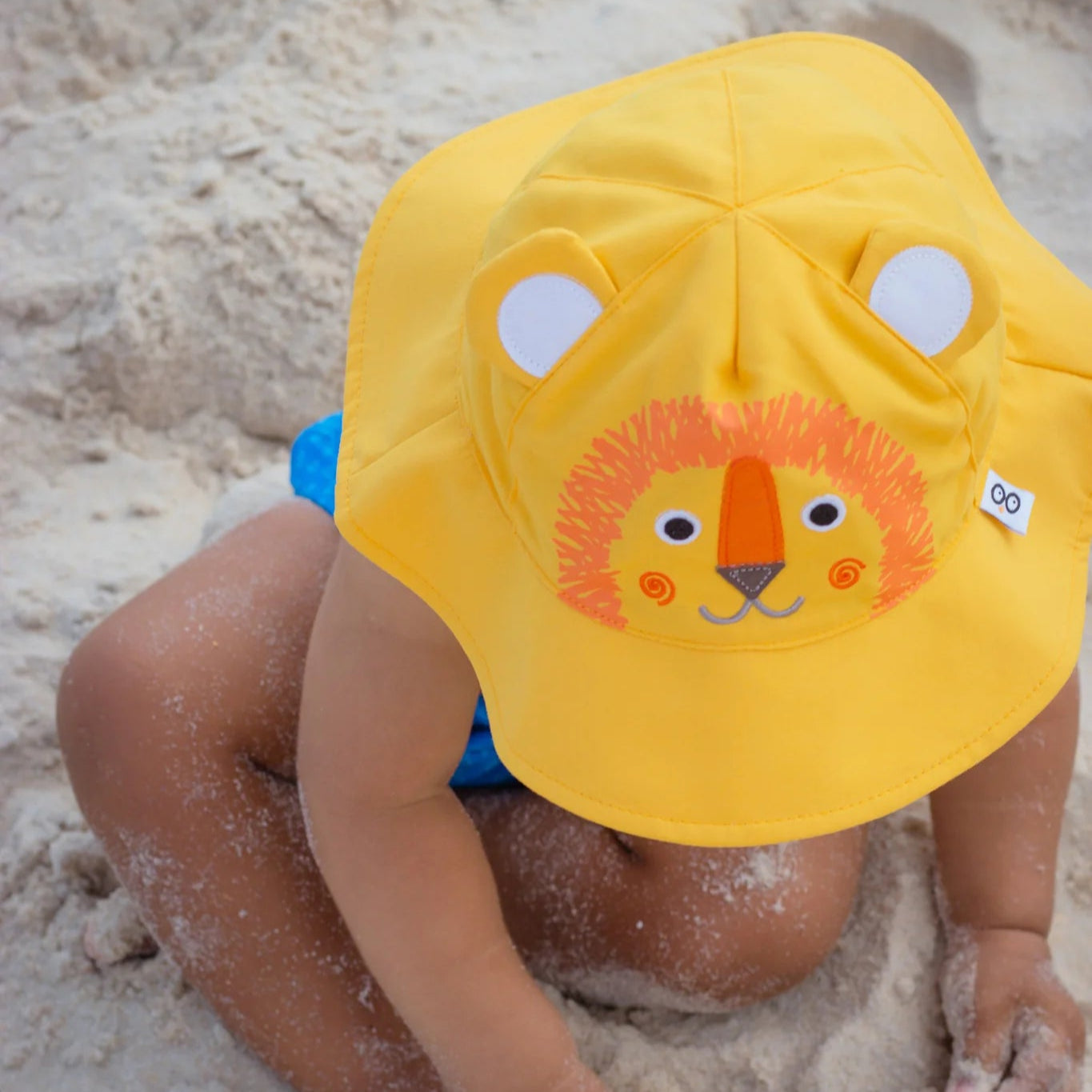 ZOOCCHINI BABY/TODDLER SUN HAT LEO THE LION 