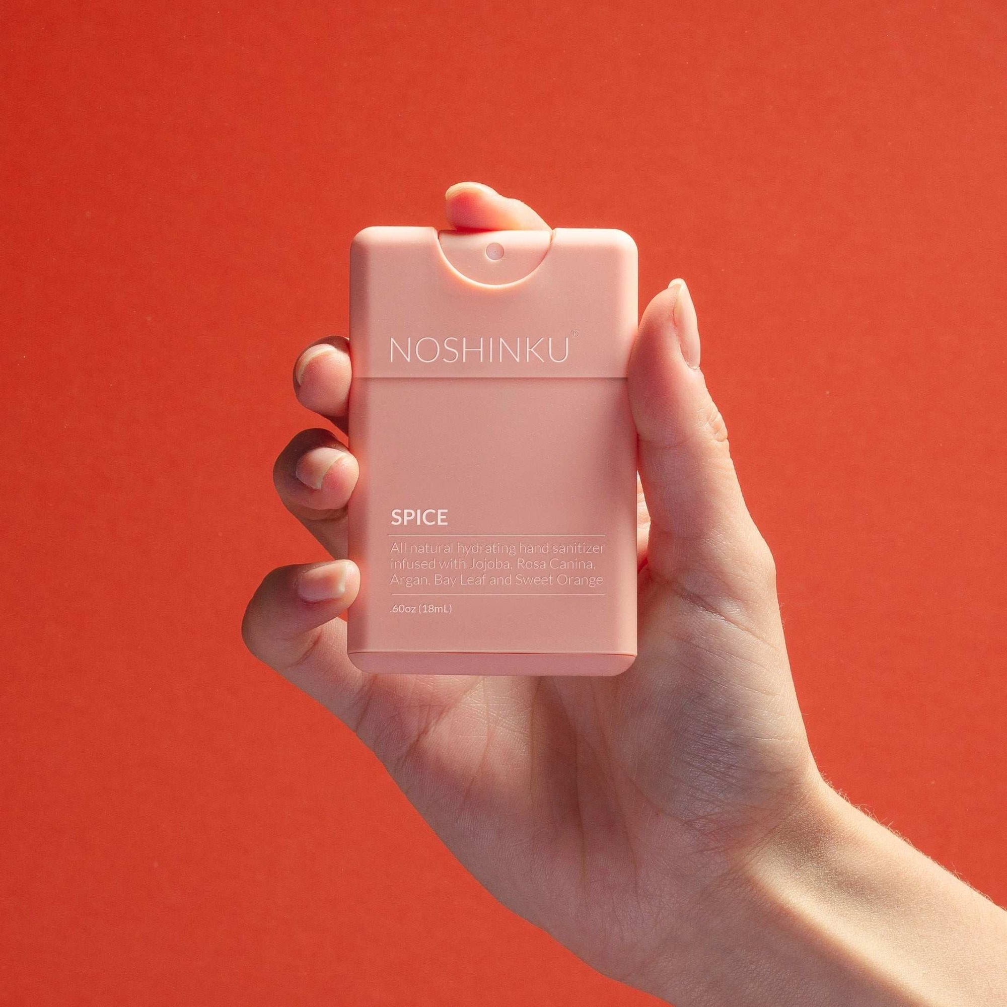 Noshinku Refillable Moisturizing Pocket Hand Sanitizer