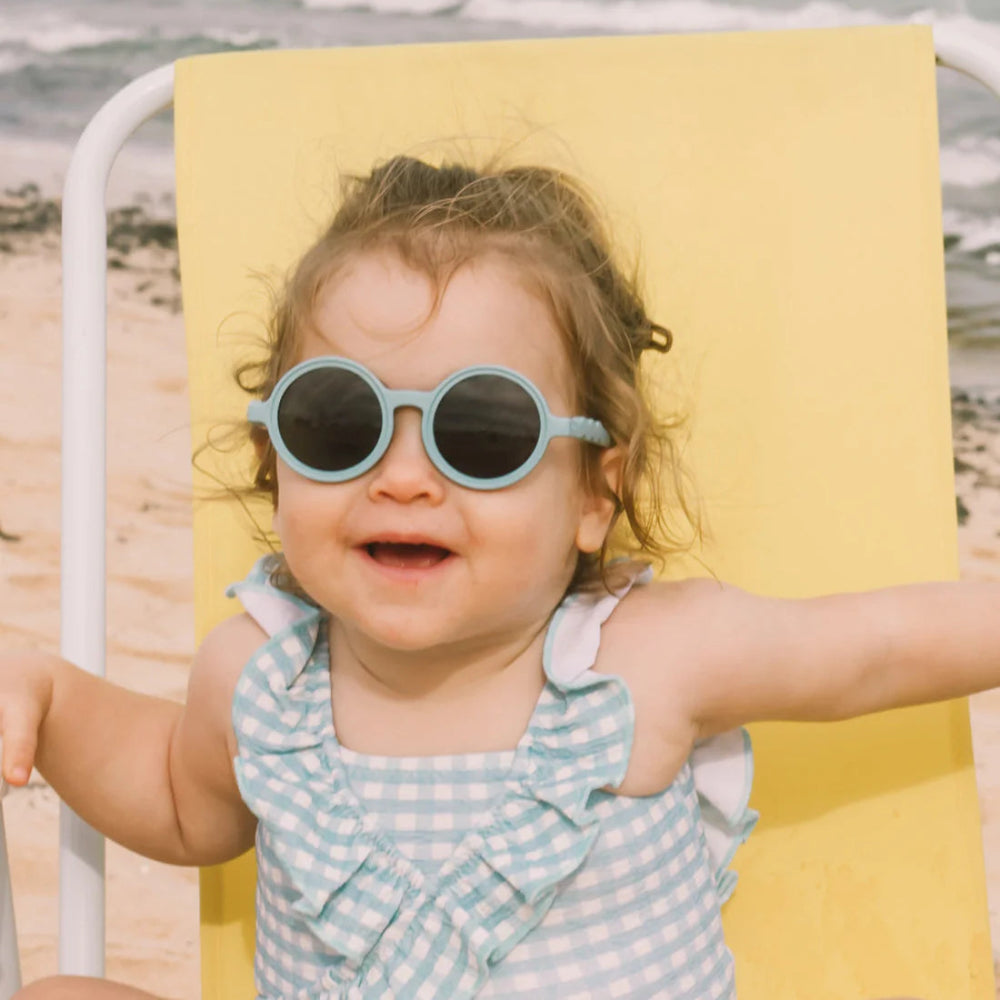 OLIVIO & CO ROUND SUNGLASSES BABY CLASSIC OLIVIO REEF BLUE - baby enRoute