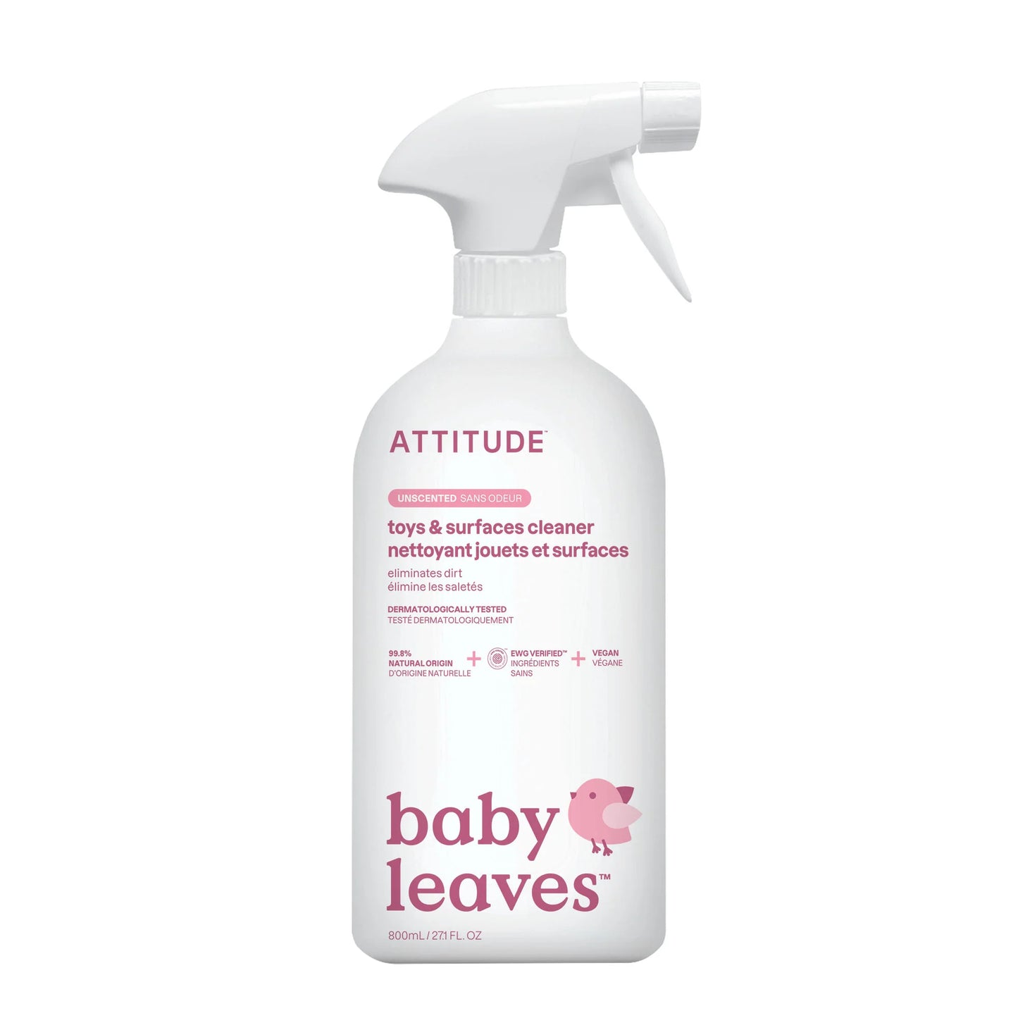 ATTITUDE TOYS & SURFACES CLEANER LITTLE ONES 800ML - baby enRoute