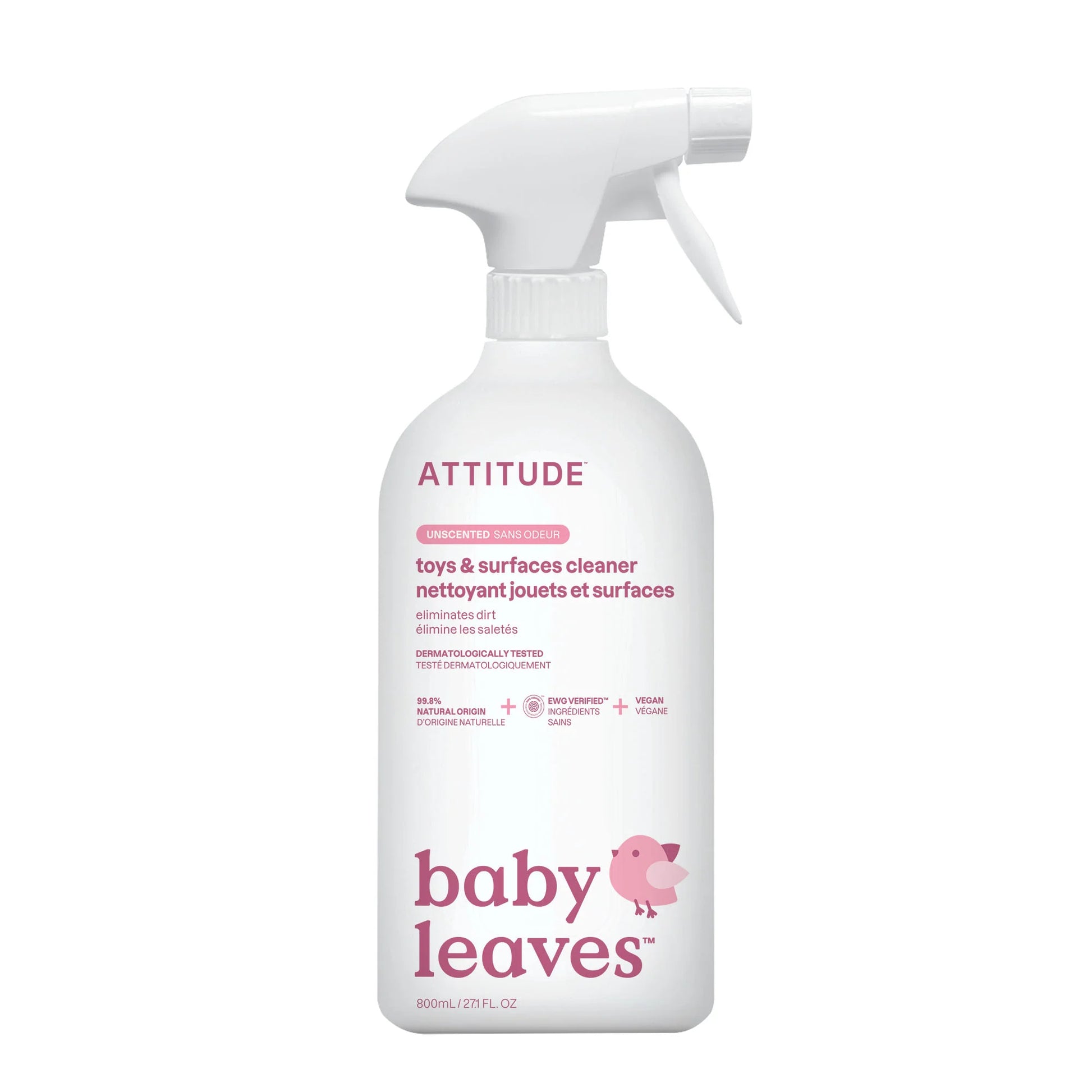 ATTITUDE TOYS & SURFACES CLEANER LITTLE ONES 800ML