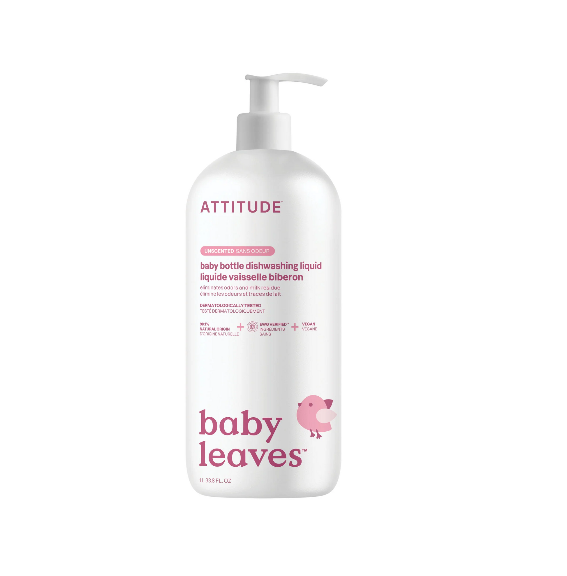 ATTITUDE BABY BOTTLE DISHWASHING LIQUID