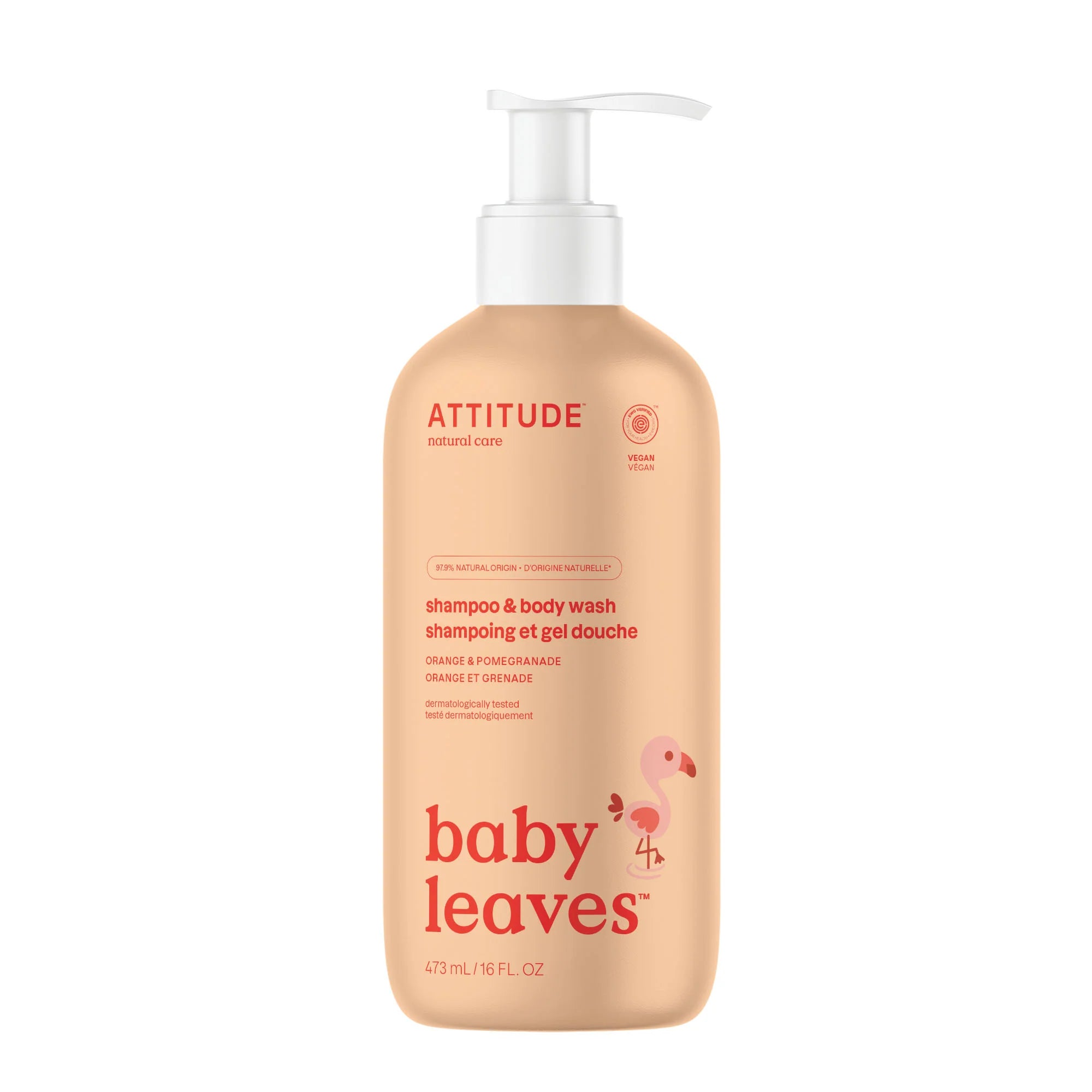 ATTITUDE BABY SHAMPOO AND BODY WASH 473 ML