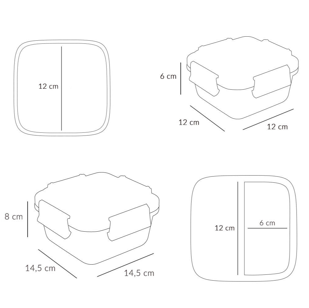 Tutete Kids Large Lunch Box