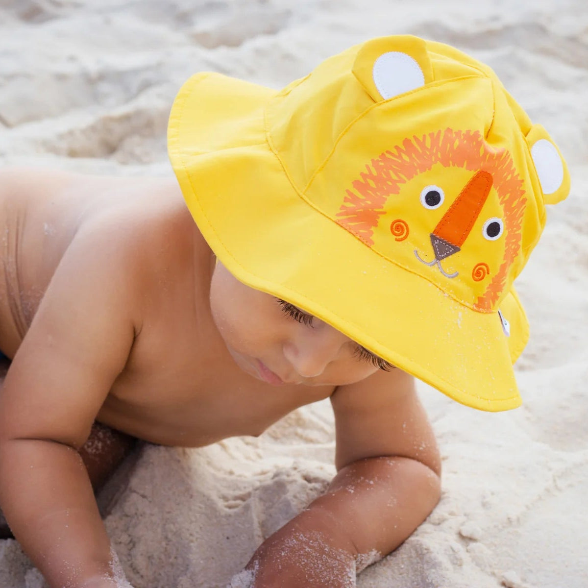 ZOOCCHINI BABY/TODDLER SUN HAT LEO THE LION 