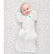 LOVE TO DREAM SWADDLE UP ORGANIC COTTON 0.2 TOG CREAM CONSTELLATION