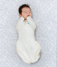 LOVE TO DREAM SWADDLE UP ORIGINAL COTTON 1.0 TOG CREAM
