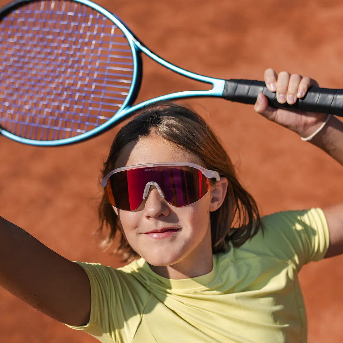 Olivio & Co Sport Sunglasses Junior+ Half-Rim Sunrise Mist