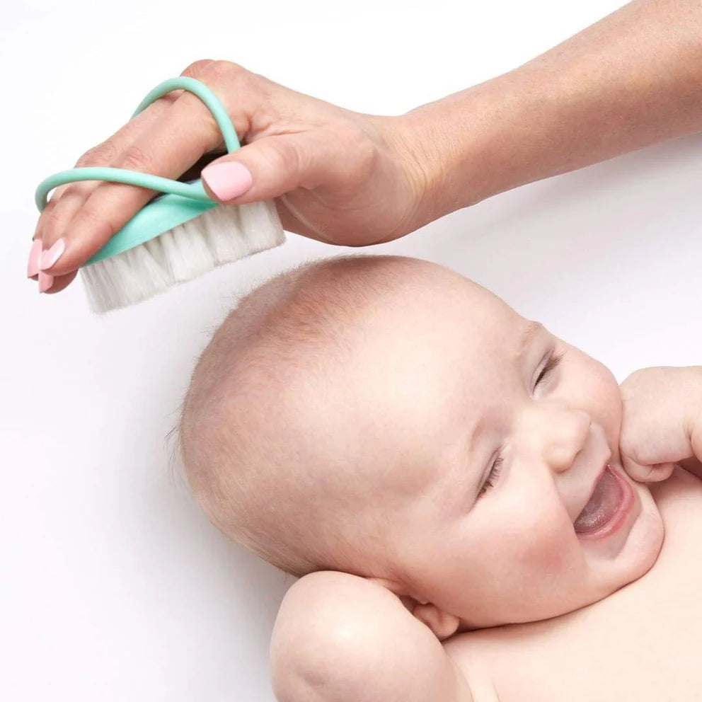 Frida Baby Baby Head-Hugging Hairbrush + Styling Comb Set