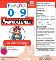 Homeocan Homeocoksinum Kids 0-9 Flu Buster Raspberry 25 ml