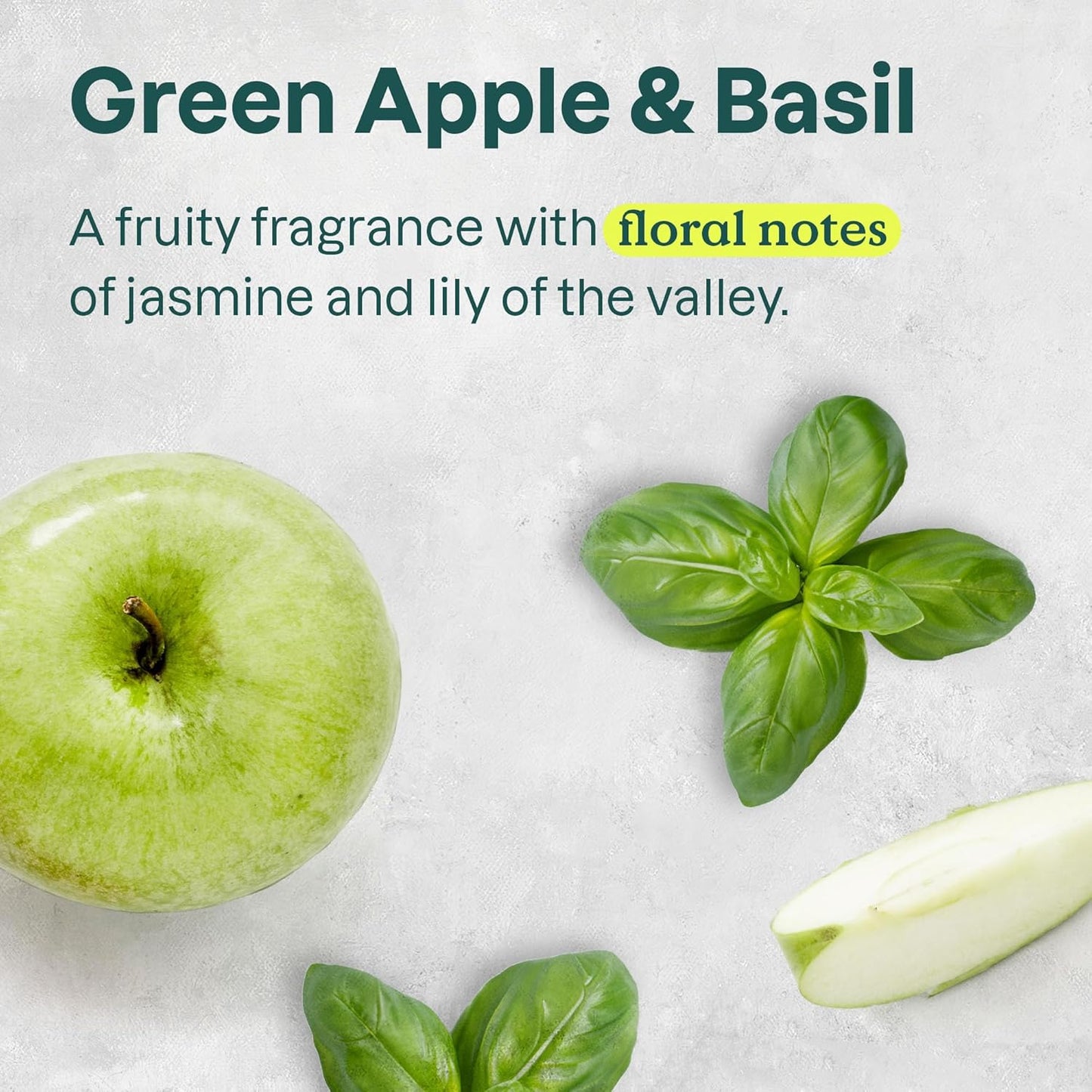 ATTITUDE FOAMING HAND SOAP GREEN APPLE & BASIL REFILL 1.04L - baby enRoute