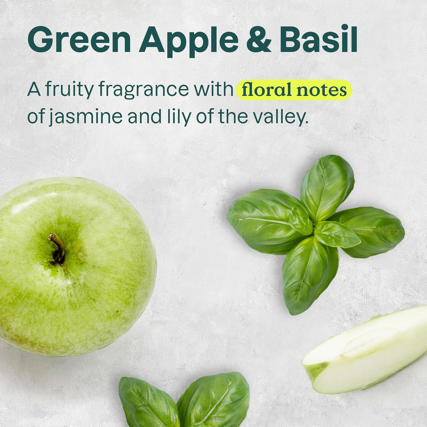 ATTITUDE FOAMING HAND SOAP GREEN APPLE & BASIL REFILL 1.04L