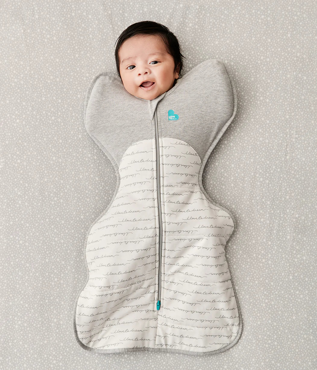 LOVE TO DREAM SWADDLE UP QUILTED COTTON 2.5 TOG DREAMER WHITE